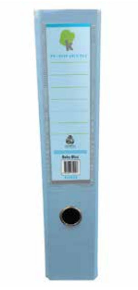 Techmakro KITCARP10AZP carpeta de cartón Carta Azul, Anillo D, Almacenamiento, Cloruro de polivinilo (PVC)