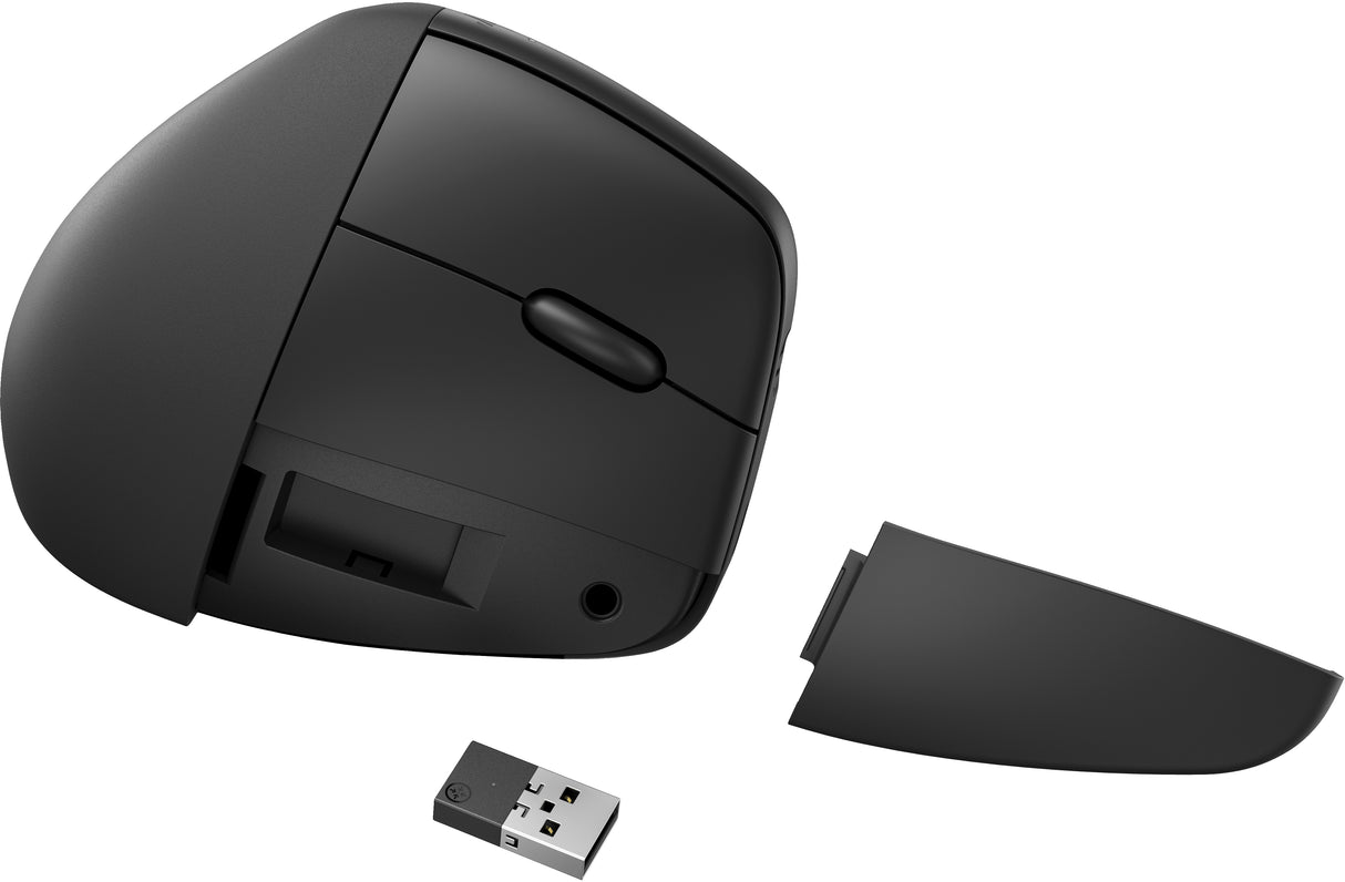 HP Ratón vertical ergonómico HP 925 Ratón Oficina RF Wireless + Bluetooth 4000 DPI Rueda