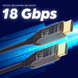 Manhattan Cable HDMI Óptico Activo con Clasificación Plénum Cable 30 m HDMI tipo A (Estándar) HDMI tipo A (Estándar) Mac