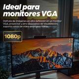 Manhattan Convertidor HDMI a VGA Cable Derecho Derecho Níquel/dorado 0,3 m