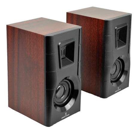 Perfect Choice PC-112686 altavoz Negro, Madera Alámbrico 10 W, 50 - 20000 Hz, 4 Ohmio