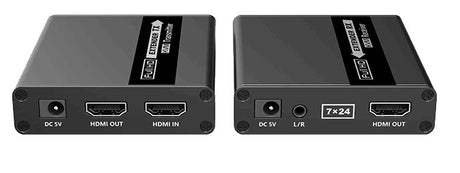 Saxxon LKV223 extensor audio/video Transmisor y receptor de señales AV Negro