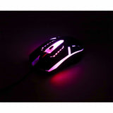 Manhattan Mouse Gaming óptico cableado USB con iluminación LED RGB Ratón Juego USB tipo A Óptico 1500 DPI