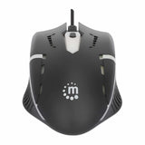Manhattan Mouse Gaming óptico cableado USB con iluminación LED RGB Ratón Juego USB tipo A Óptico 1500 DPI