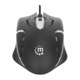 R-Go Tools Mouse Gaming óptico cableado USB con iluminación LED RGB Ratones Juego USB tipo A Óptico