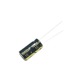 Capacitor Electrolítico de Aluminio, Radial de 1000 µFd, 16 Vcc, 105 °C, 10 x 15 mm.