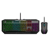 Cooler Master Peripherals DEVASTATOR 3 RGB teclado Juego USB QWERTY Negro, Alámbrico, Interruptor de membrana, LED RGB