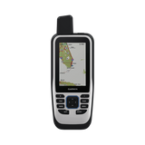 GPS portátil GPSMAP 86s con mapa base precargado, incluye batería interna recargable.