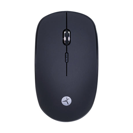 TechZone TZMOUINA01 ratón Oficina Ambidiestro RF inalámbrico 1200 DPI, Negro