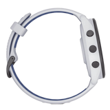 10-02810-01 - Forerunner® 265, Bisel negro con carcasa en blanco y correa de silicona en blanco/azul
