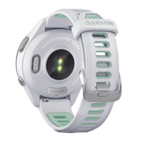 10-02810-04 - Forerunner® 265S, Bisel negro con carcasa en blanco y correa de silicona en blanco/verde
