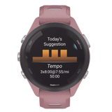 10-02810-05 - Forerunner® 265S, Bisel negro con carcasa en rosa y correa de silicona en rosa/gris