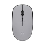 TechZone TZMOUINA04 ratón Oficina Ambidiestro RF inalámbrico 1200 DPI, Negro, Gris