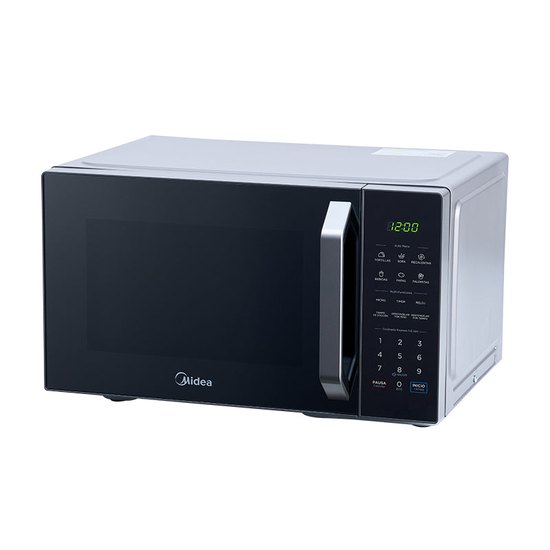 Midea MMDX11S2MG microondas Plata Solo microondas Mostrador 31 L, Pantalla incorporada, Botones