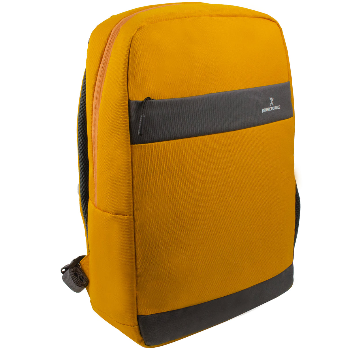 Perfect Choice PC-083887 mochila Mochila casual Amarillo Poliéster, Poliuretano, Ciudad, Compartimento del portátil