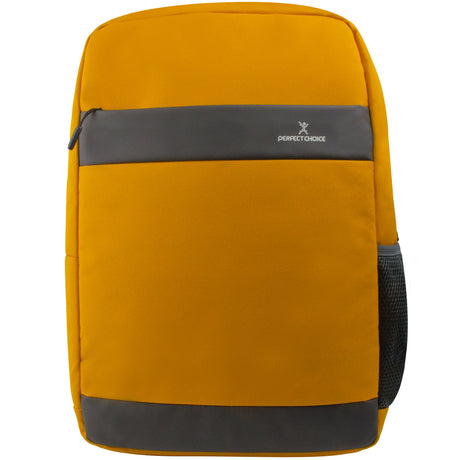 Perfect Choice PC-083887 mochila Mochila casual Amarillo Poliéster, Poliuretano, Ciudad, Compartimento del portátil