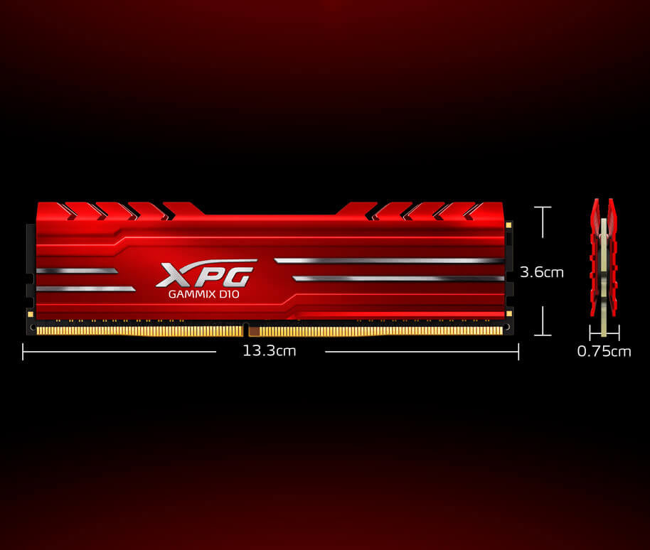 XPG GAMMIX D10 Memoria RAM 16 8 GB 1 x 8 GB DDR4