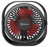 Steren FAN-120 ventilador Negro, Ventilador con aspas para el hogar, Mesa, 3700 RPM