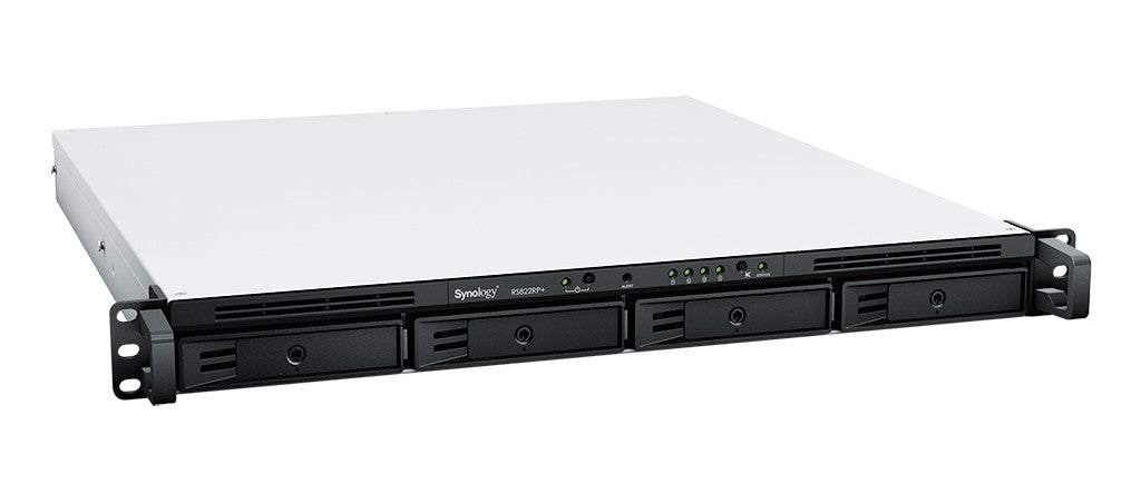 Synology RackStation RS822RP+ servidor NAS o de almacenamiento Bastidor (1U) Ryzen Embedded V1500B 2 GB DDR4 0 TB DiskSt