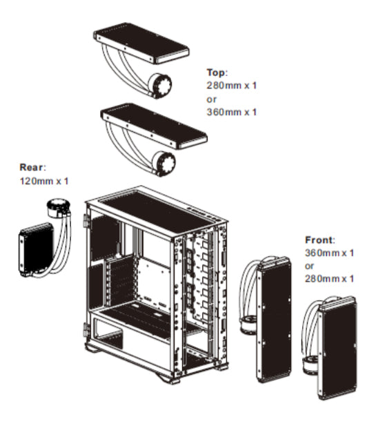 Thermaltake H700 Midi Tower Negro, ATX, Micro ATX, Mini-ITX, CA-1Y1-00M1WN-00