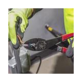 Pinza Ponchadora/Cortadora de Conectores 10 a 22 AWG