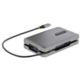 StarTech.com Adaptador Multipuertos USB-C - Vídeo USB Tipo C con Modo Alt de DP - HDMI 2.0 4K -VGA - Docking Station USB