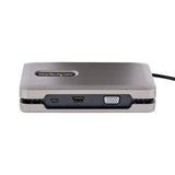 StarTech.com Adaptador Multipuertos USB-C - Vídeo USB Tipo C con Modo Alt de DP - HDMI 2.0 4K -VGA - Docking Station USB