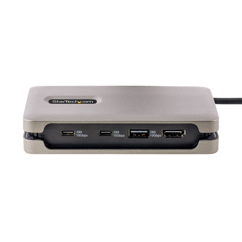 StarTech.com Adaptador Multipuertos USB-C - HDMI 2.0b 4K 60Hz - HDR - Hub USB 3.2 Gen 2 10Gbps (2xUSB-C, 1xUSB-A) - PD d