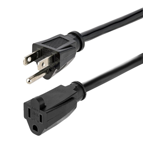 StarTech.com HX-15F-POWER-CORD Cables de transmisión Negro Macho 125 V