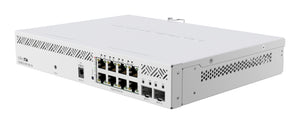 CSS610-8P-2S+IN, Switch 8 EthGb PoE 802.3af/at 140W, 2 SFP+ p/rack, SwitchOS Lite