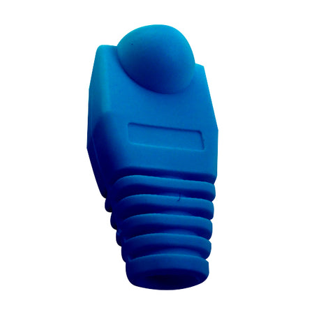 BOTA DE PLASTICO XCASE PARA RJ45 BOLSA CON 100 PIEZAS AZUL