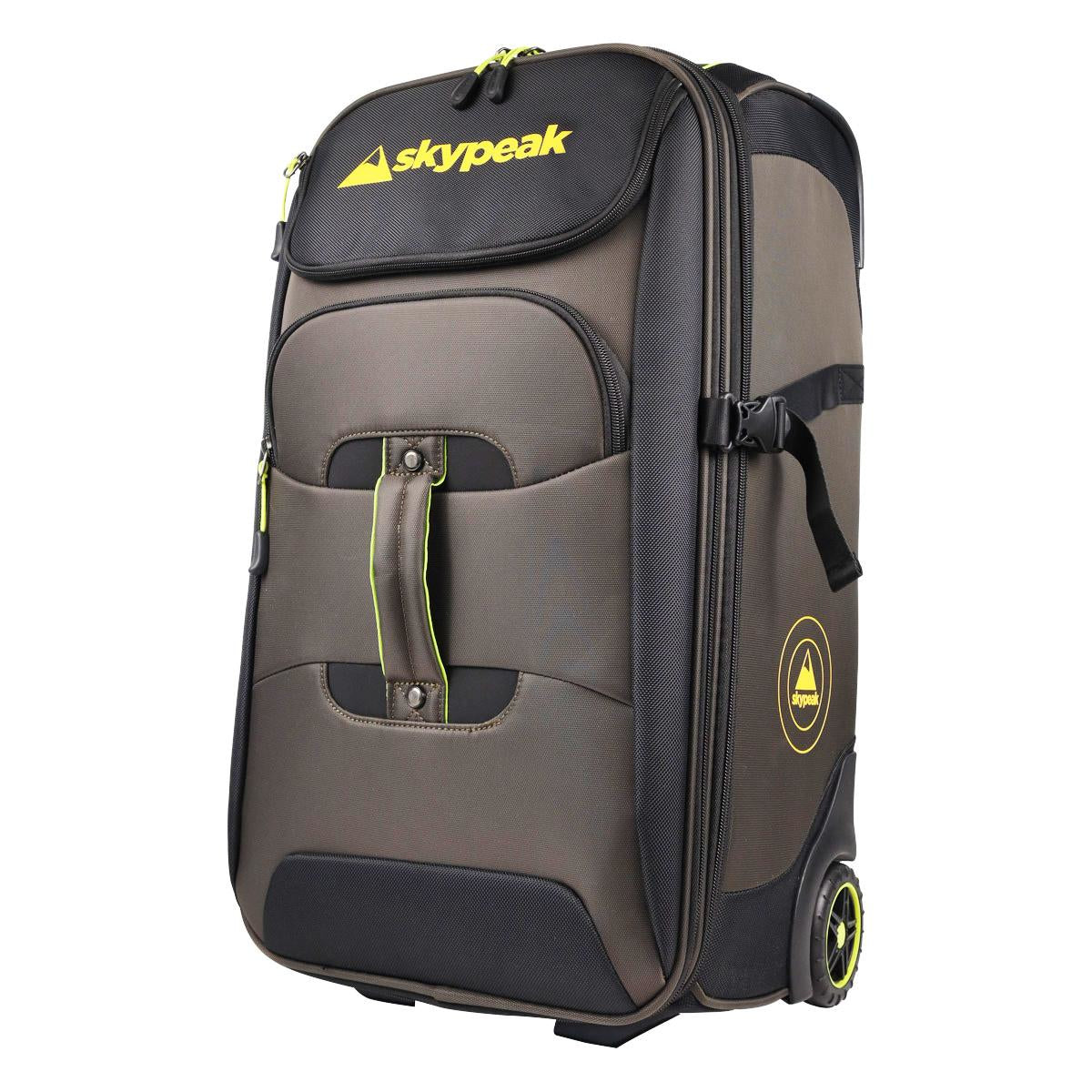 Skypeak TUN-2002210401BK equipaje Tranvía Negro 83.7 L, 2 rueda(s), 4 bolsillos, Bolsa delantera
