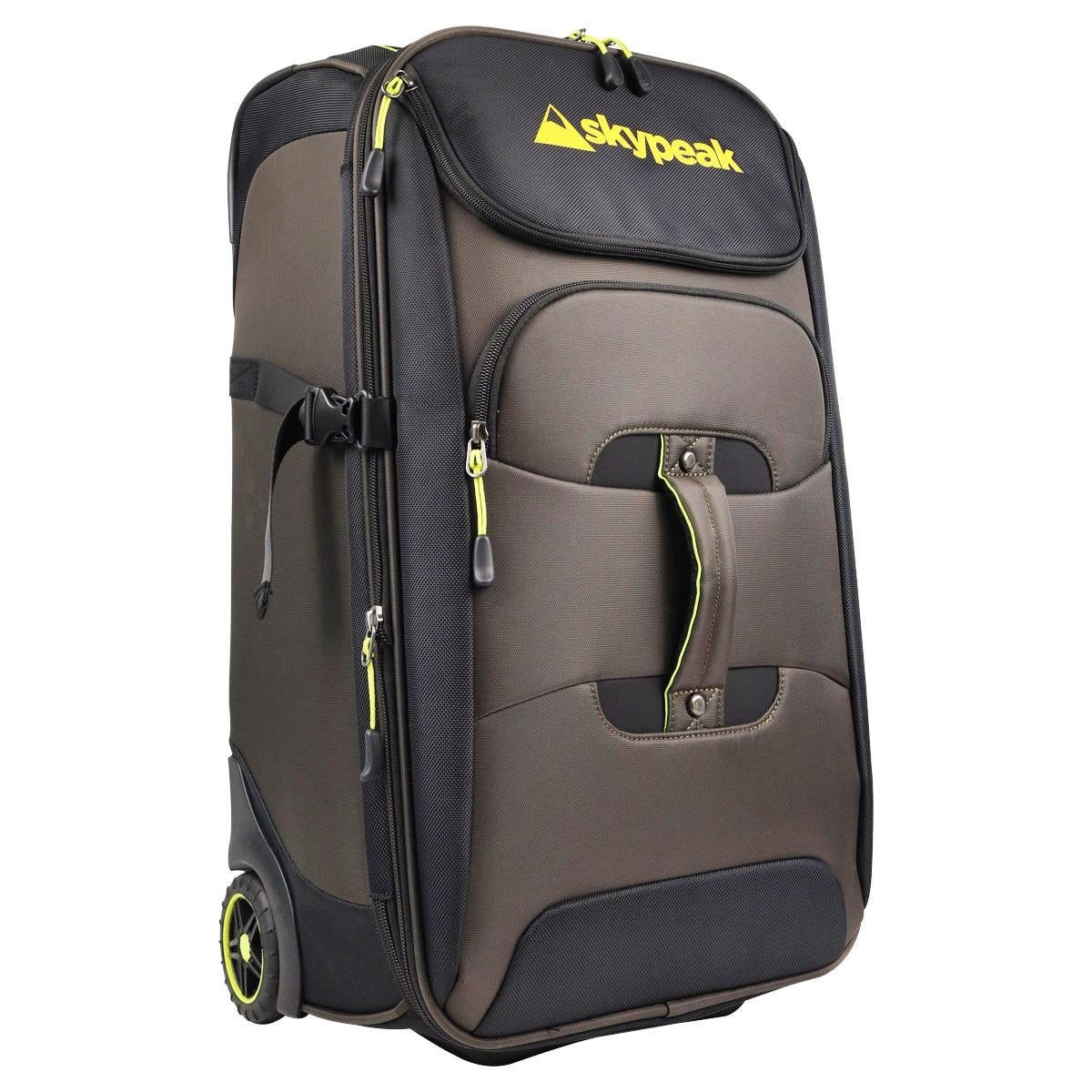 Skypeak TUN-2002210401BK equipaje Tranvía Negro 83.7 L, 2 rueda(s), 4 bolsillos, Bolsa delantera