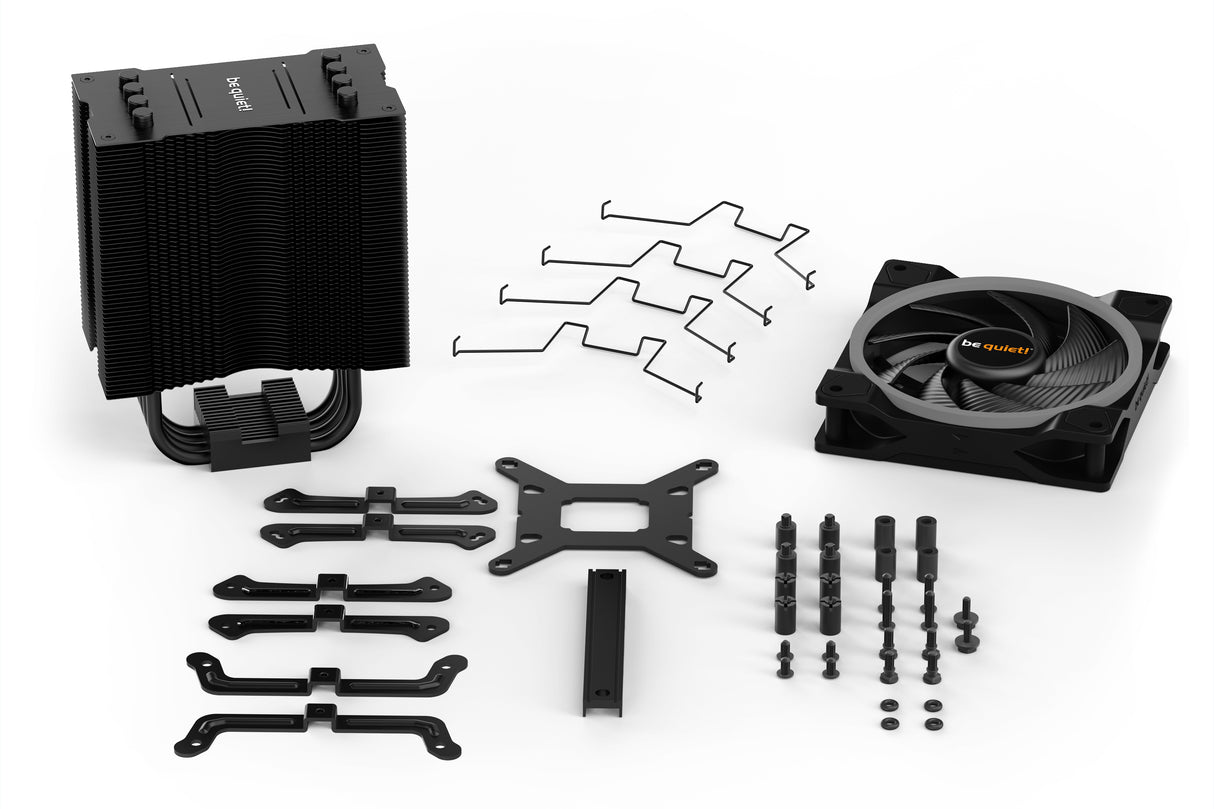 be quiet! Pure Rock 2 FX Black sistemas de refrigeración para ordenadores Procesador Refrigerador de aire 12 mm Si