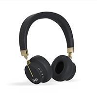 Audífonos Diadema Bluetooth Ghia N3 HiFi Negro / 10m Alcance / BT 5.0 / Aux / TF Card / Radio FM / Micrófono