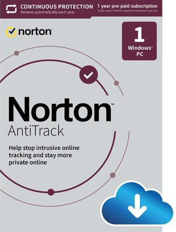 Norton Norton Antitrack software de seguridad Gestión de seguridad Suscripción 1 licencia(s) 2 año(s)