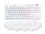 Logitech G 920-010413 teclado Juego USB QWERTY Inglés Blanco, Alámbrico, Interruptor mecánico, LED RGB