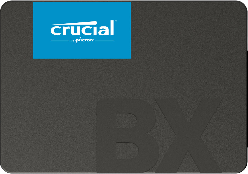 Crucial CT500BX500SSD1 unidad interna de estado sólido 500 GB 2.5" Serial ATA III 3D NAND, 550 MB/s, 6 Gbit/s