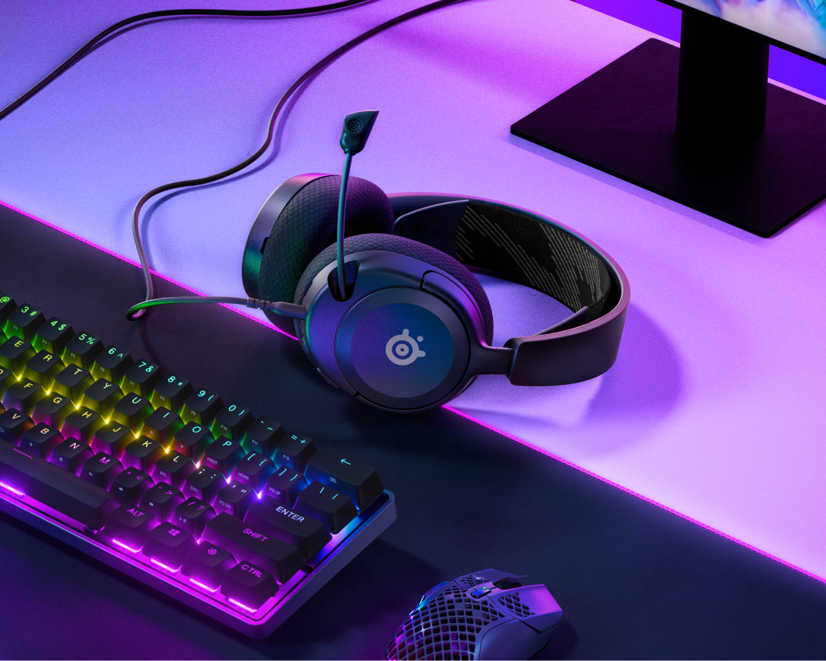 SteelSeries Auriculares Gaming 61606, Sonido 7.1, Conexión USB, Diseño Ergonómico