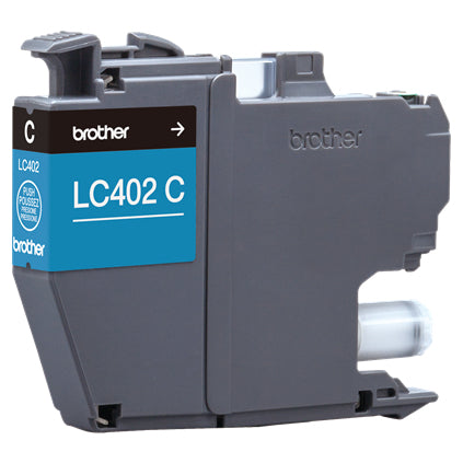 CARTUCHO TINTA BROTHER BRO-LC402C CYAN RENDIMIENTO 550 PAGINAS P/J6940DW
