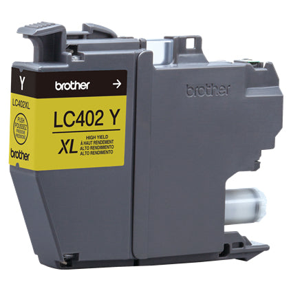 Brother LC402XLY cartucho de tinta 1 pieza(s) Original Alto rendimiento (XL) Amarillo