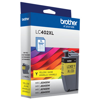 Brother LC402XLYS Cartucho de Tinta 1 pieza(s) 1 1500 páginas Original
