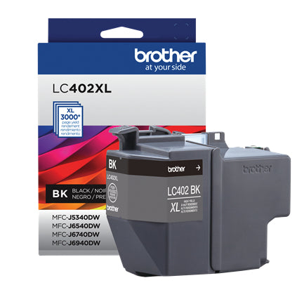 Brother LC402XLBKS Cartucho de Tinta 1 pieza(s) 1 3000 páginas Original