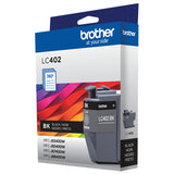 Brother LC402BKS Cartucho de Tinta 1 pieza(s) 1 550 páginas Original