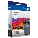 Brother LC402BKS Cartucho de Tinta 1 pieza(s) 1 550 páginas Original