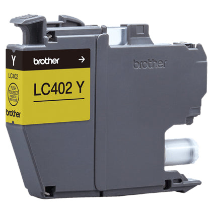 CARTUCHO TINTA BROTHER BRO-LC402Y AMARILLO RENDIMIENTO 550 PAGINAS P/J6940DW