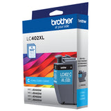 Brother LC402XLC Cartucho de Tinta 1 pieza(s) 1500 páginas Original Alto rendimiento (XL)