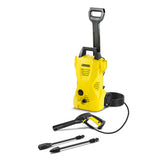 Kärcher K2 Telescopic limpiadora de alta presión o hidrolimpiadora Vertical Eléctrico 280 l/h 1400 W Negro, Amarillo