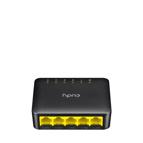 Cudy GS105D dispositivo de redes Gigabit Ethernet (10/100/1000) Negro, Bidireccional completo (Full duplex)