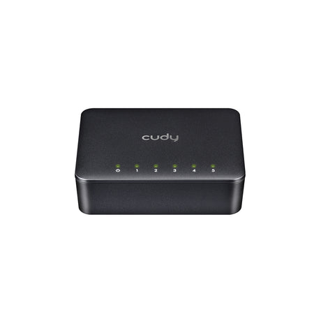 Cudy GS105D dispositivo de redes Gigabit Ethernet (10/100/1000) Negro, Bidireccional completo (Full duplex)